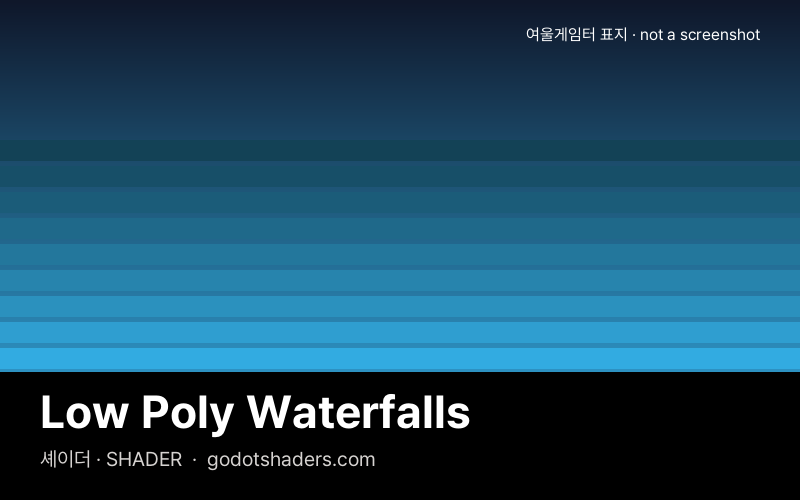 Low Poly Waterfalls