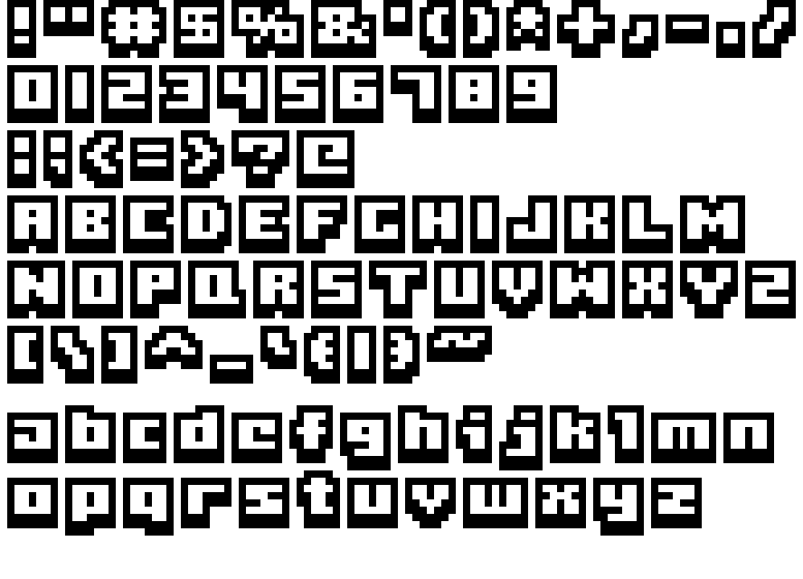 Boxy Bold - TrueType Font