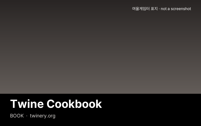 Twine Cookbook