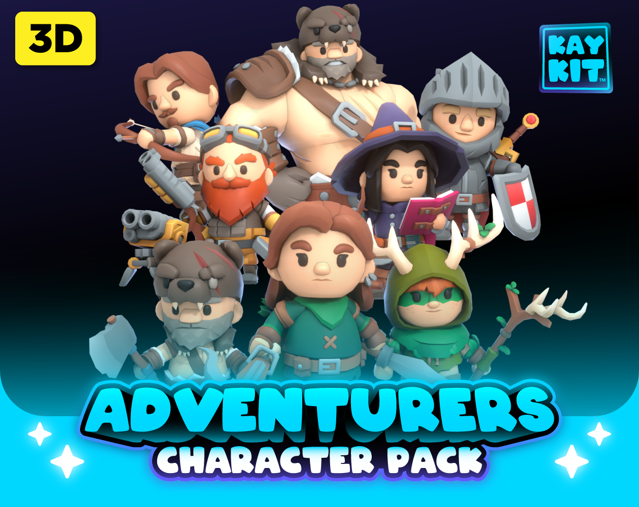 KayKit - Character Pack : Adventurers