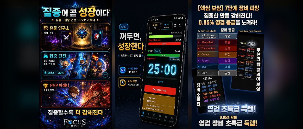 Focus RPG 대표 화면